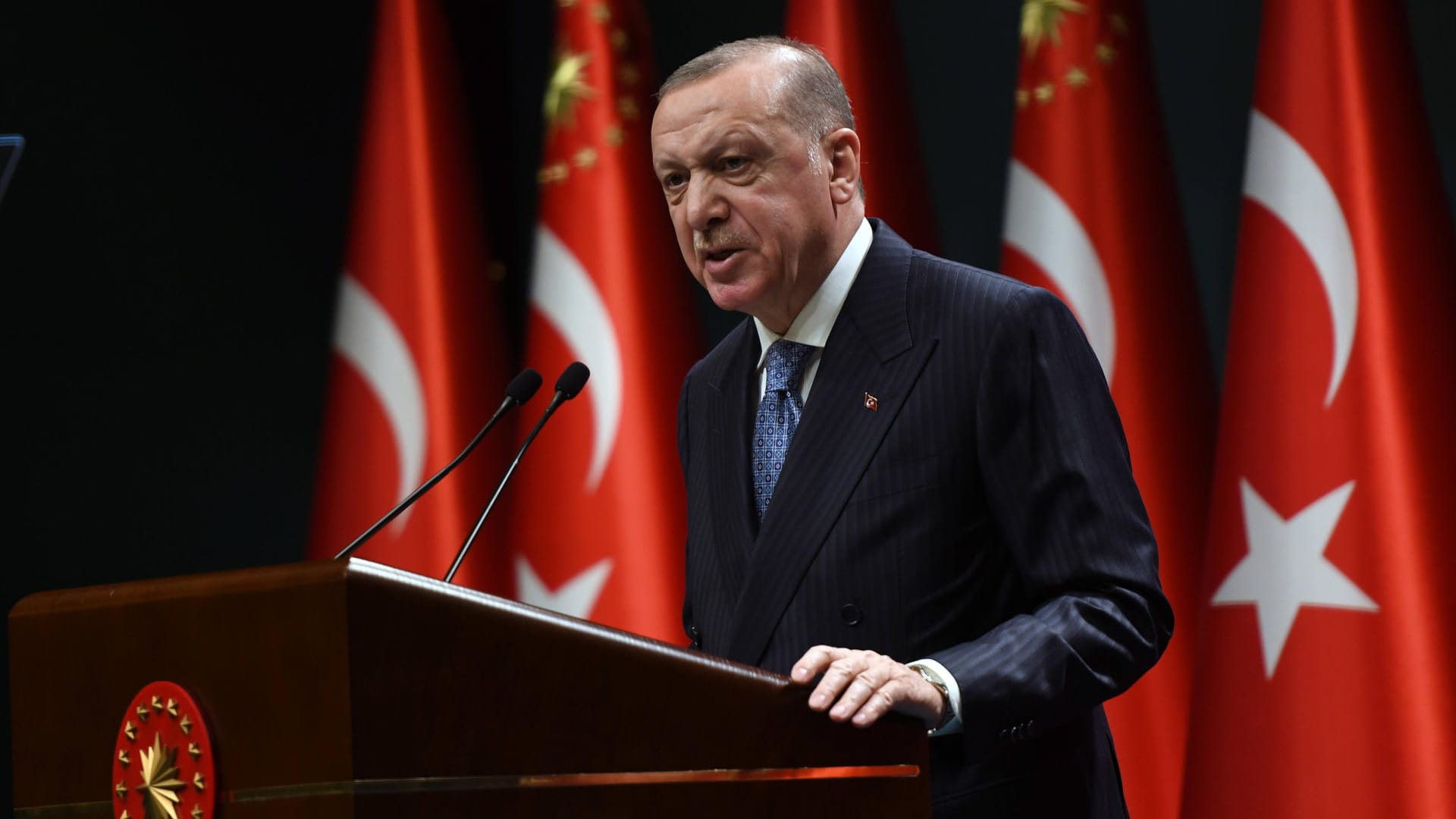 Recep Tayyip Erdoğan: Der türkische Präsident sieht in dem Abkommen zum Schutz von Frauen eine Gefahr für Familienstrukturen. Recep Tayyip Erdoğan: Der türkische Präsident sieht in dem Abkommen zum Schutz von Frauen eine Gefahr für Familienstrukturen.