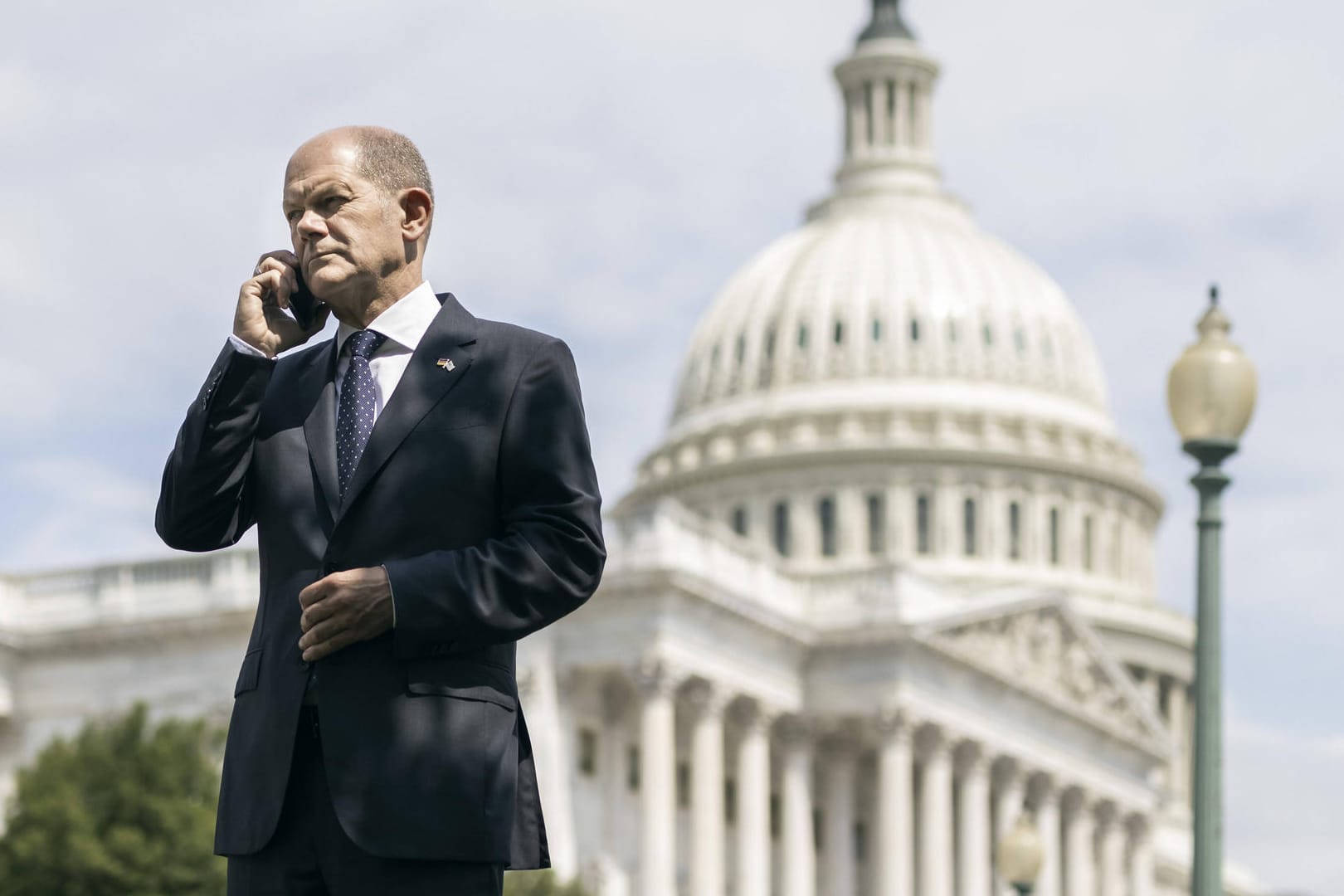 Auf USA-Reise: Finanzminister Olaf Scholz weilt zu Verhandlungen in Washington D.C.