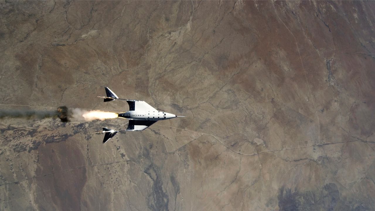 Die "VSS Unity" von Bransons Raumfahrtfirma Virgin Galactic absolvierte im Mai einen Testflug.