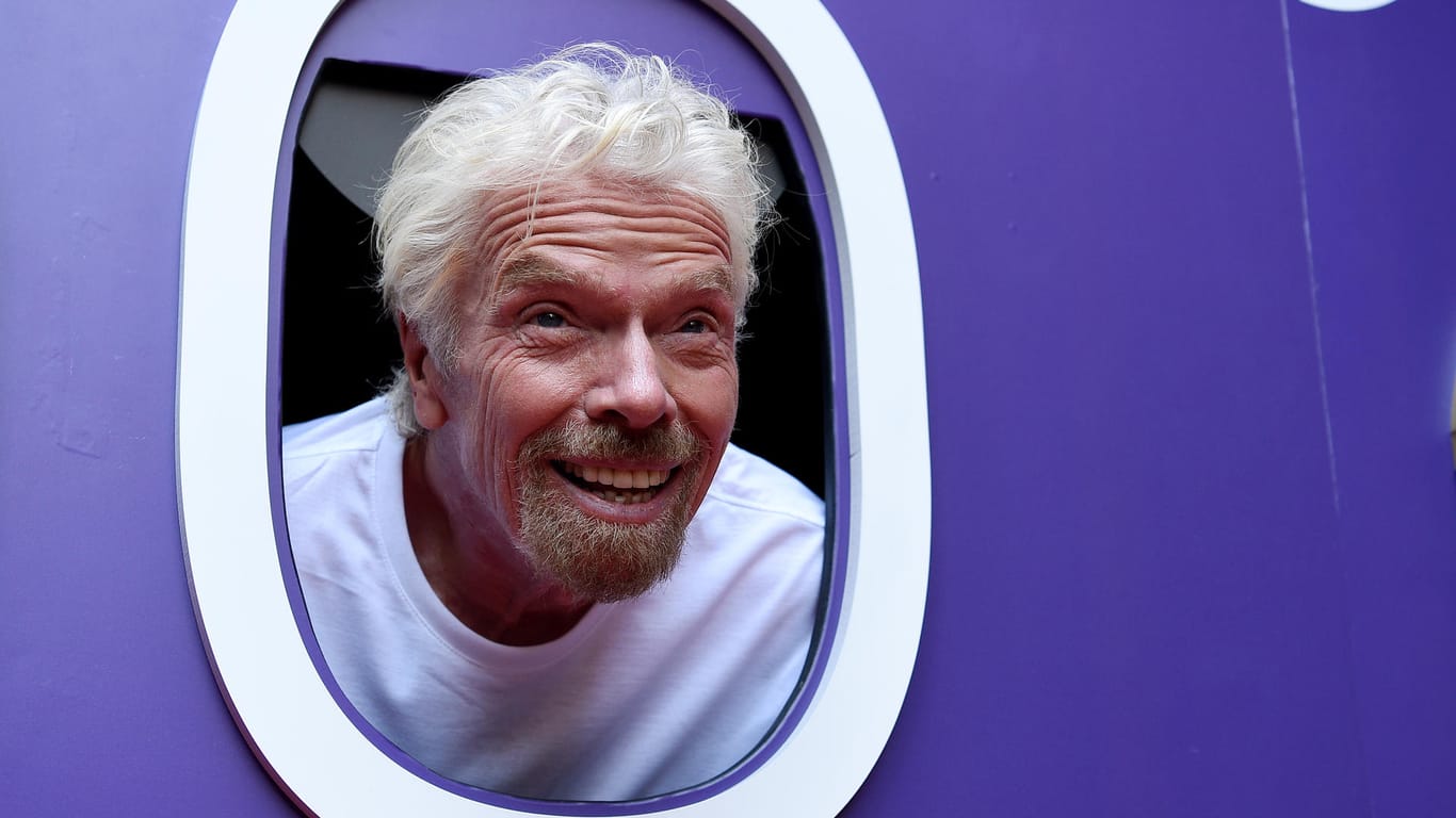 Der britische Geschäftsmann Sir Richard Branson: Der Milliardär will mithilfe seiner Raumfahrtfirma Virgin Galactic am 11. Juli ins Weltall fliegen.