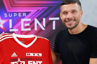 Lukas Podolski: Er ist neuer "Supertalent"-Juror, doch es fehlt noch Unterstützung.