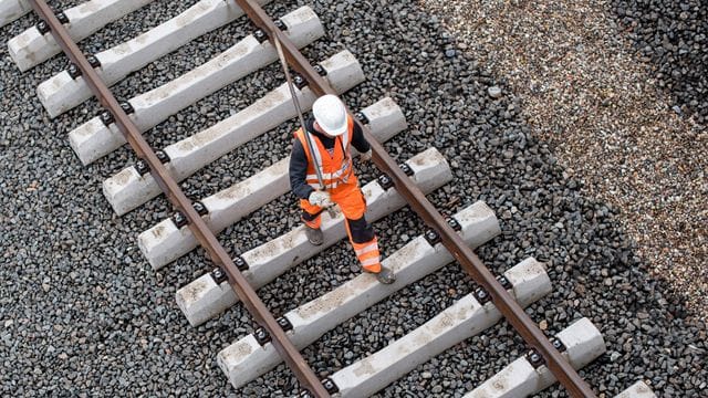 Bauarbeiten der Deutschen Bahn