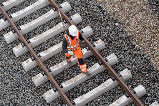 Bauarbeiten der Deutschen Bahn