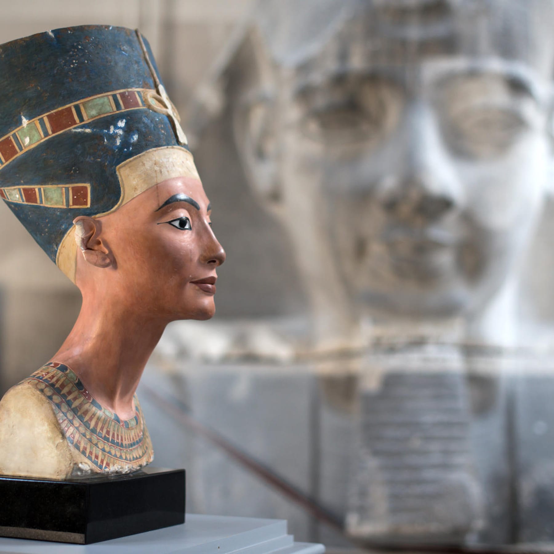 Ägyptische Büste Pharaonin Nofretete 10cm 