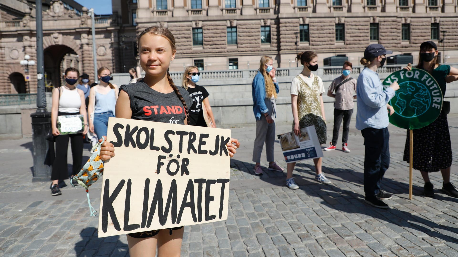 Klimaaktivistin Grete Thunberg in Schweden: Auf der ganzen Welt will Fridays for Future demonstrieren. Klimaaktivistin Grete Thunberg in Schweden: Auf der ganzen Welt will Fridays for Future demonstrieren.