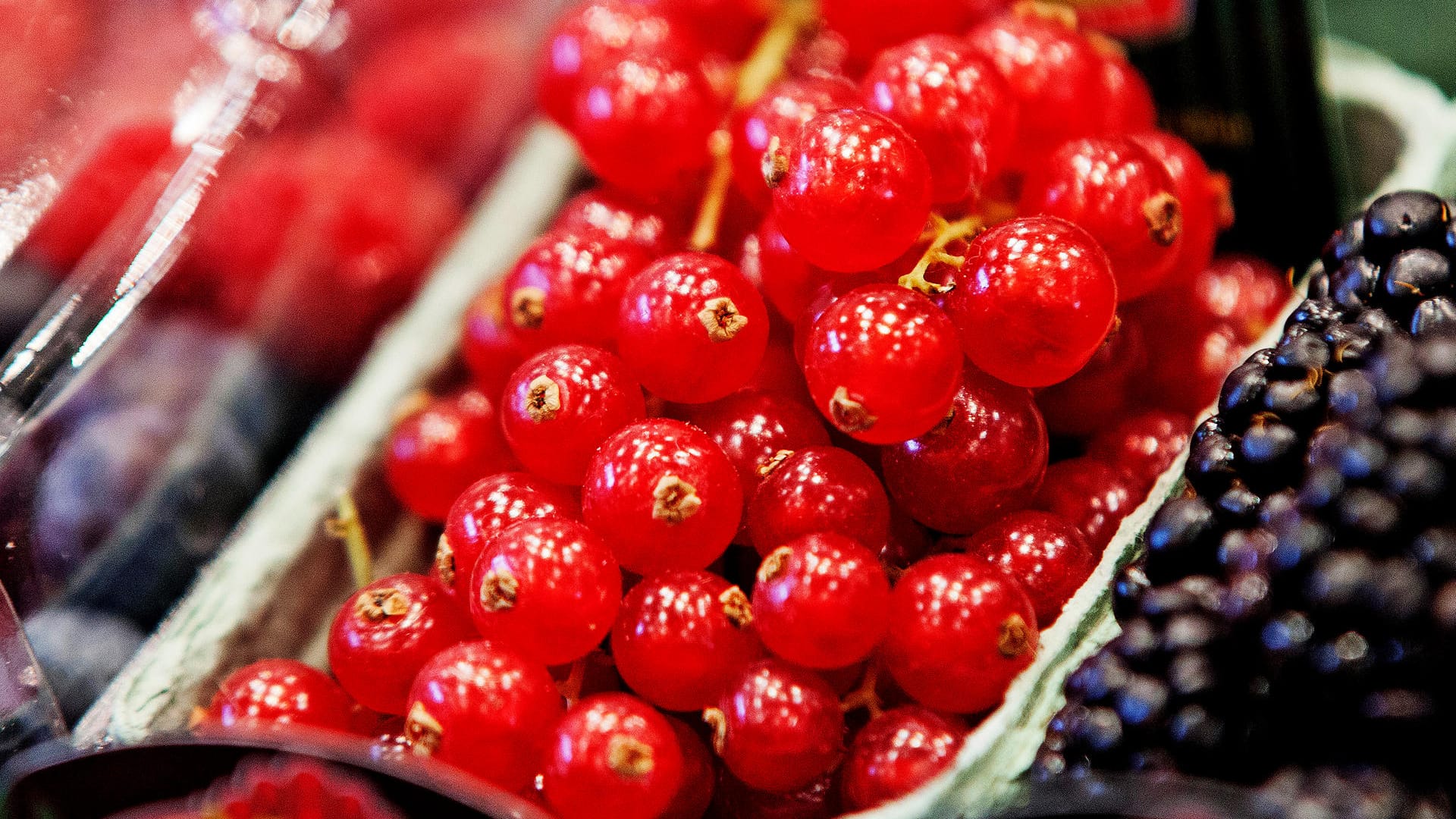 Johannisbeeren: Im Kühlschrank halten sie sich locker gepackt einige Tage.