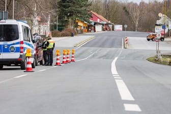 Im April vergangenen Jahres gab es schärfere Kontrollen an der Grenze zu Tschechien.