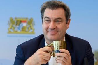 Markus Söder: Der bayerische Ministerpräsident sorgt mit einem neuen Bild für Lacher.