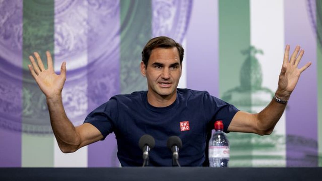 Großer Fan der Schweizer "Nati": Tennis-Star Roger Federer.