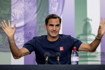 Großer Fan der Schweizer "Nati": Tennis-Star Roger Federer.