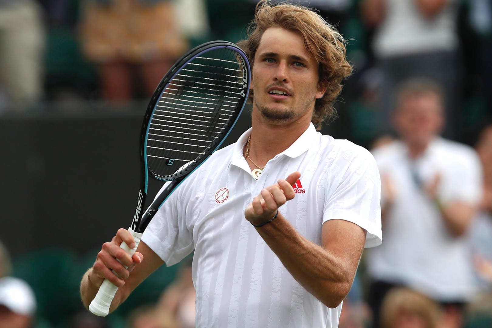 Alexander Zverev: Der beste deutschen Tennisspieler hinterlässt in Wimbledon bisher einen guten Eindruck.