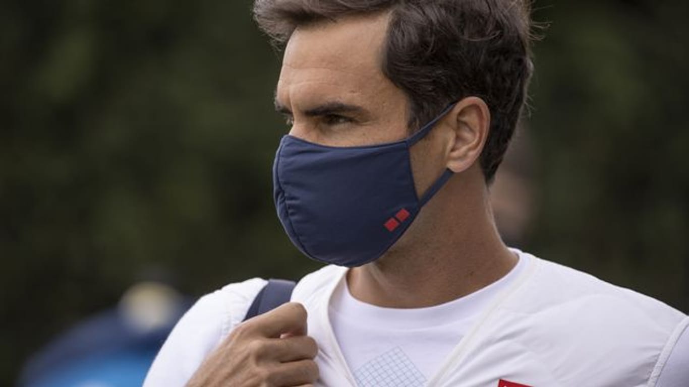 Steht im Achtelfinale: Tennis-Start Roger Federer aus der Schweiz.