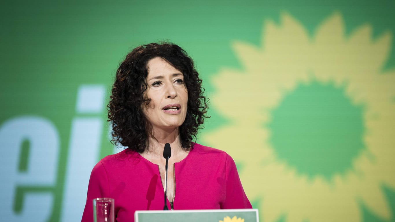 Die Berliner Grünen-Spitzenkandidatin Bettina Jarasch: Laut Umfrage wäre ihre Partei vorn.