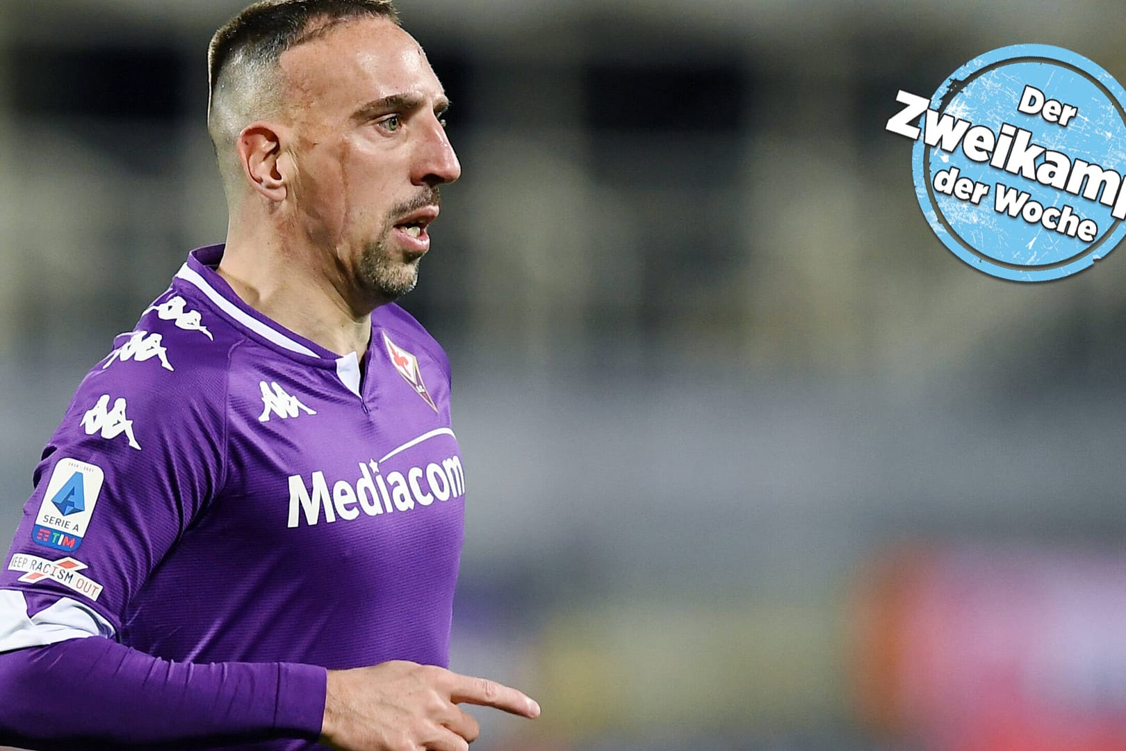 Franck Ribéry wäre gern noch in Florenz geblieben, der Verein wollte seinen Vertrag allerdings nicht verlängern.