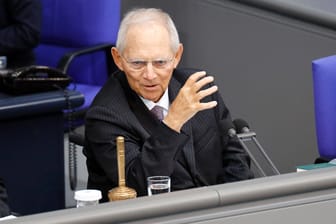 Wolfgang Schäuble, Bundestagspräsident: Er versteht die "Angst" vor einer Minderheitenregierung nicht.