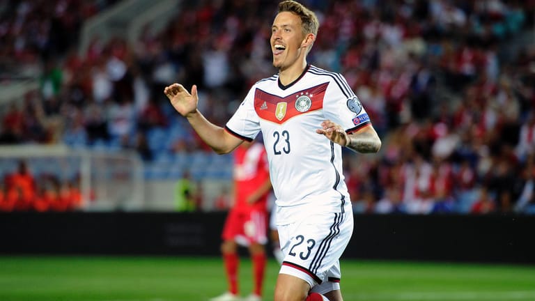 Hier durfte er noch für Deutschland jubeln: Max Kruse 2015 in der EM-Quali gegen Gibraltar.