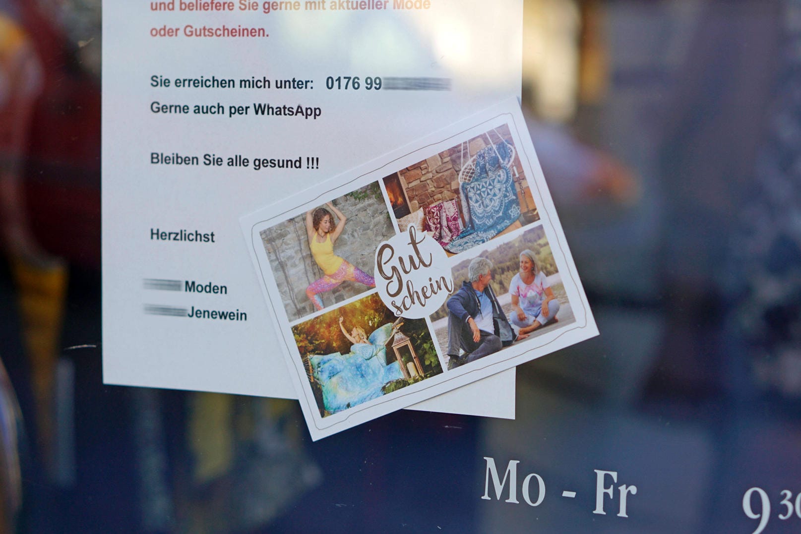 In der Corona-Krise war im Einzelhandel Kreativität gefragt (Symbolbild). Der Handelsverband Deutschland (HDE) fordert nun Einkaufsgutscheine, um den Konsum anzukurbeln, doch es gibt Kritik.