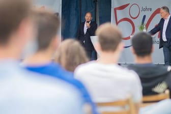 Wahlkampftour von Olaf Scholz in der Region Hannover