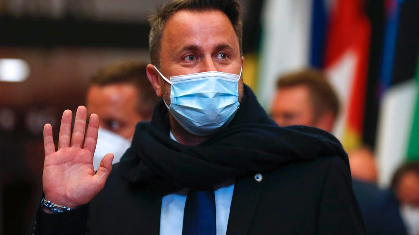 Xavier Bettel in Brüssel: Kurz bevor der Premierminister von Luxemburg positiv auf das Coronavirus getestet wurde, hatte er am EU-Gipfel teilgenommen.