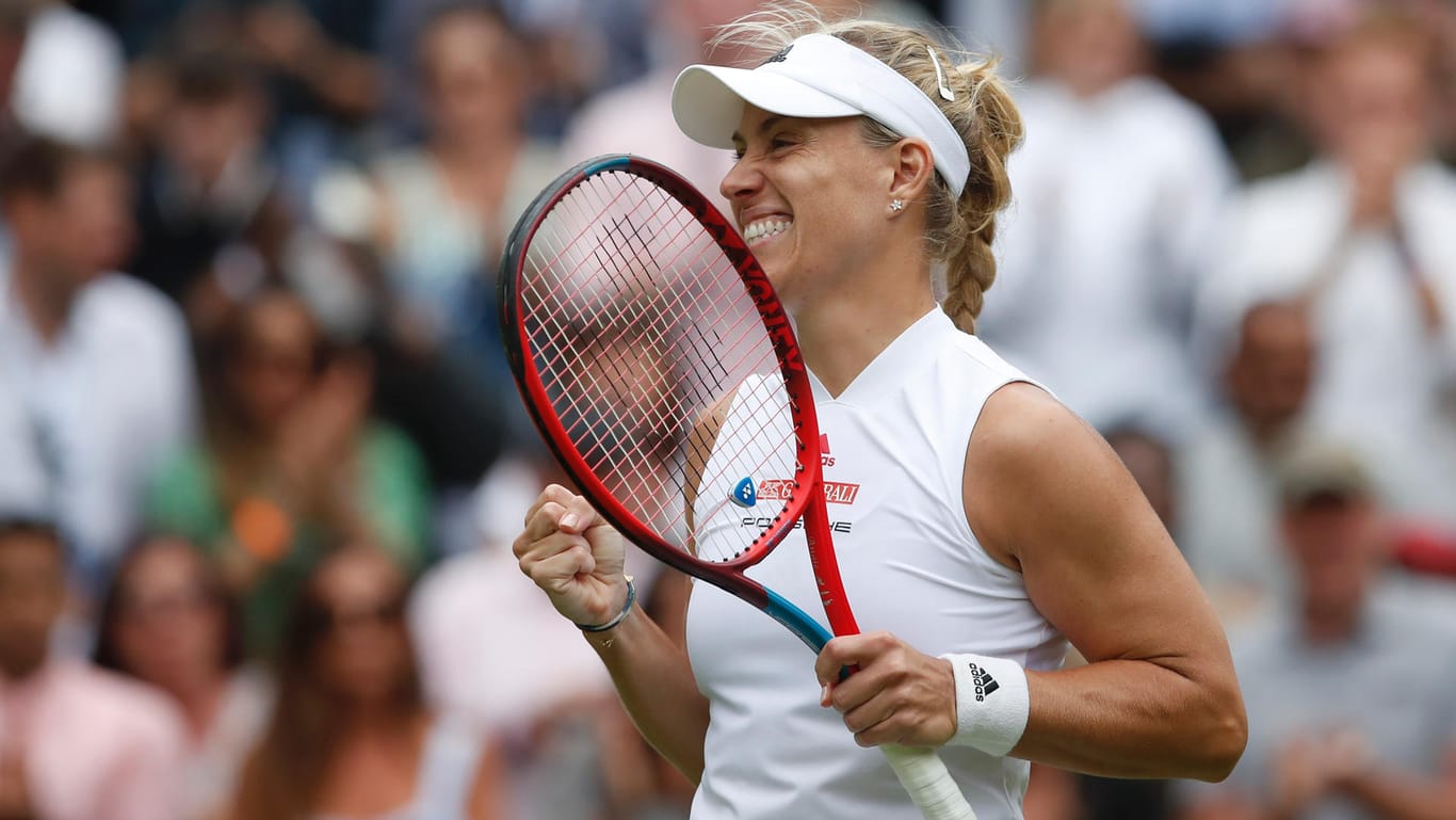 Angelique Kerber: Der deutsche Tennis-Star präsentiert sich in Wimbledon bisher in starker Verfassung.