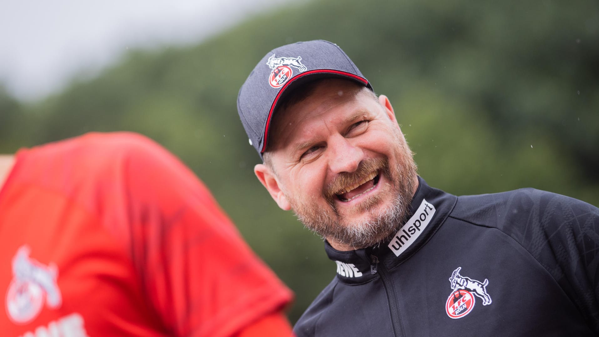 Trainer Steffen Baumgart: Er leitete sein erstes Training.