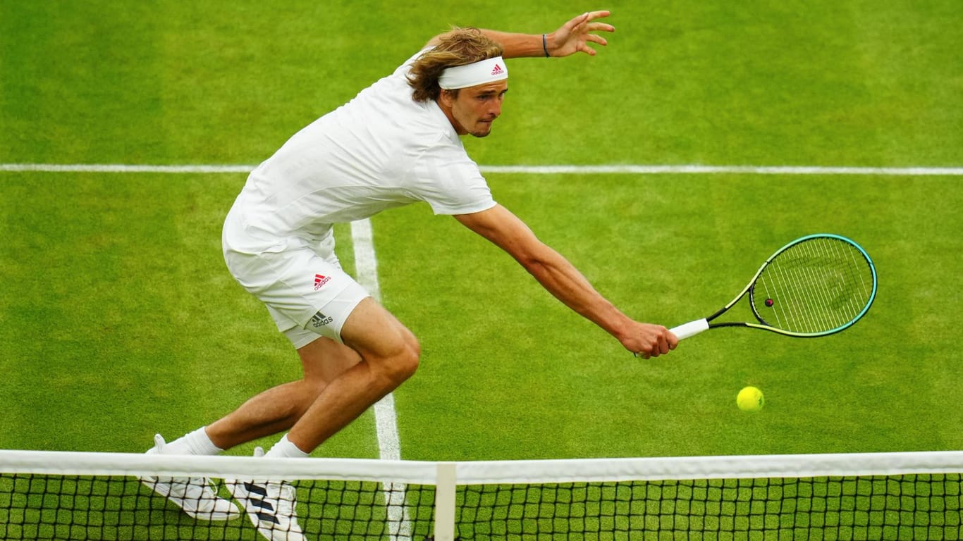 Alexander Zverev: Der Deutsche verlor in Wimbledon im Achtelfinale.