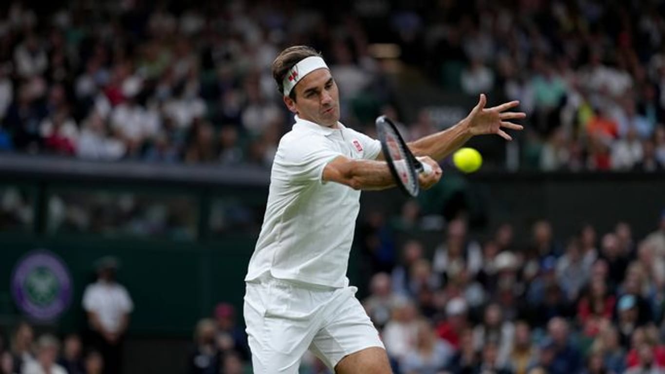 Roger Federer steht im Wimbledon-Viertelfinale.
