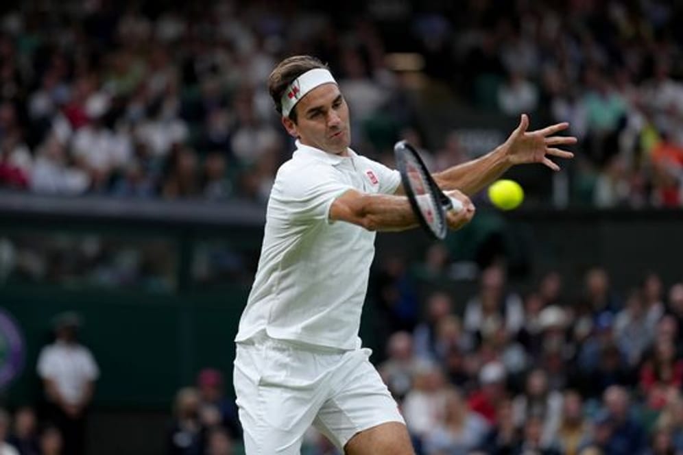 Roger Federer steht im Wimbledon-Viertelfinale.