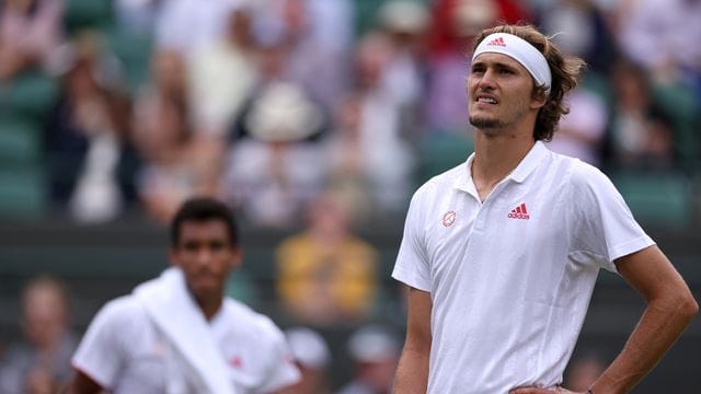 Ist in Wimbledon im Achtelfinale ausgeschieden: Alexander Zverev. Ist in Wimbledon im Achtelfinale ausgeschieden: Alexander Zverev.