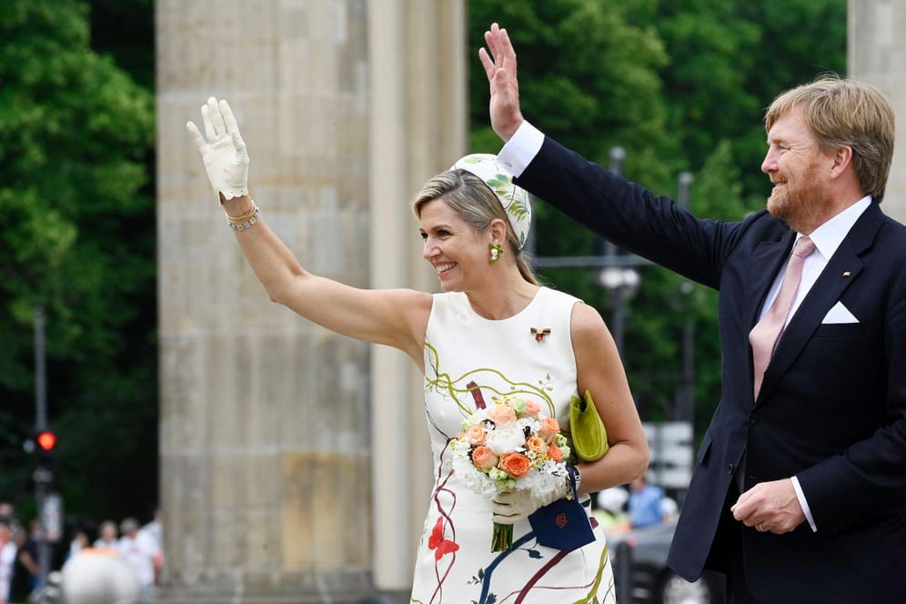 Königin Máxima und König Willem-Alexander: Das Paar befindet sich aktuell in Berlin.