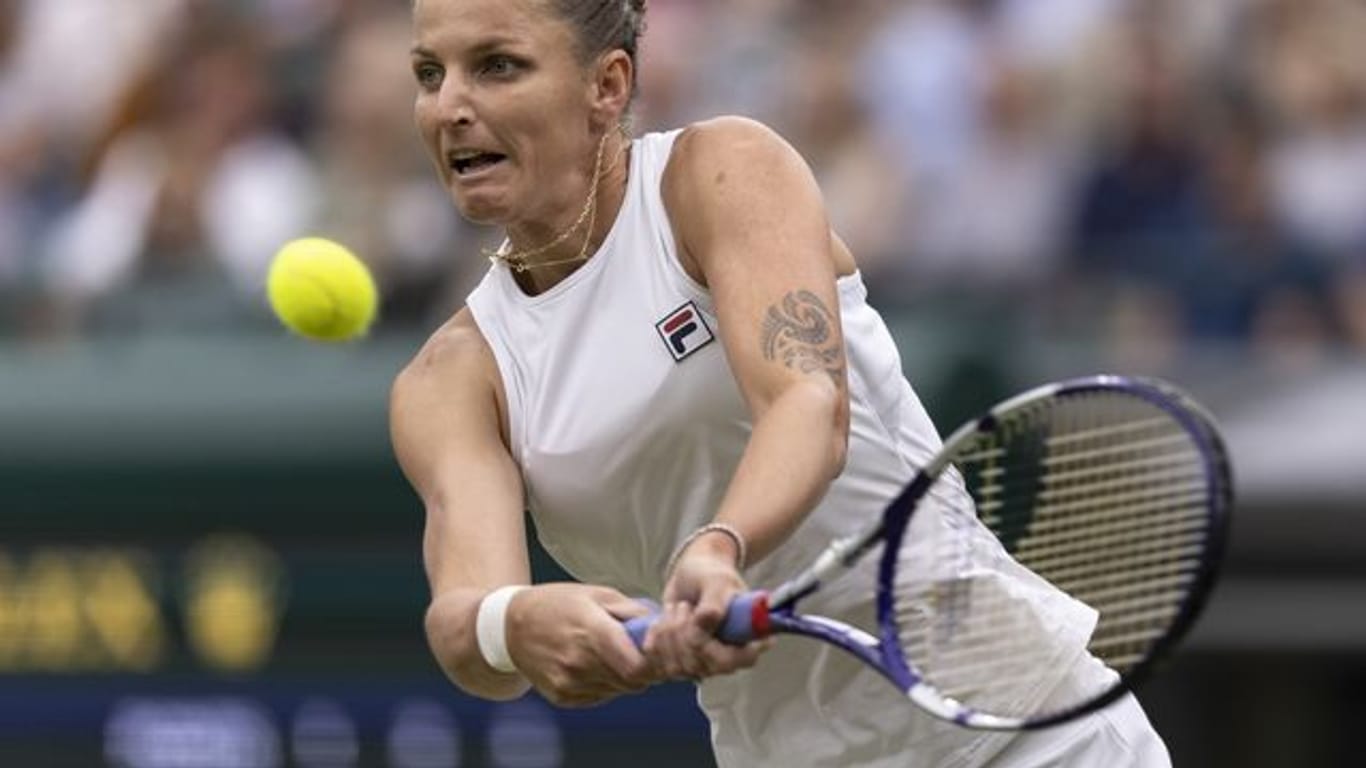 Die Tschechin Karolina Pliskova steht im Halbfinale von Wimbledon.