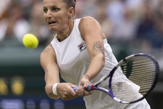Die Tschechin Karolina Pliskova steht im Halbfinale von Wimbledon.