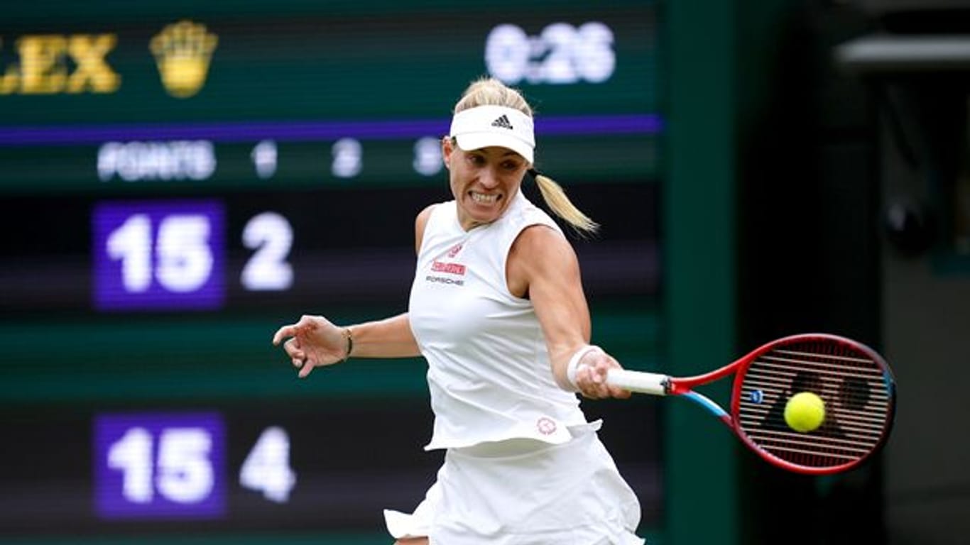 Steht in Wimbledon im Halbfinale: Angelique Kerber.