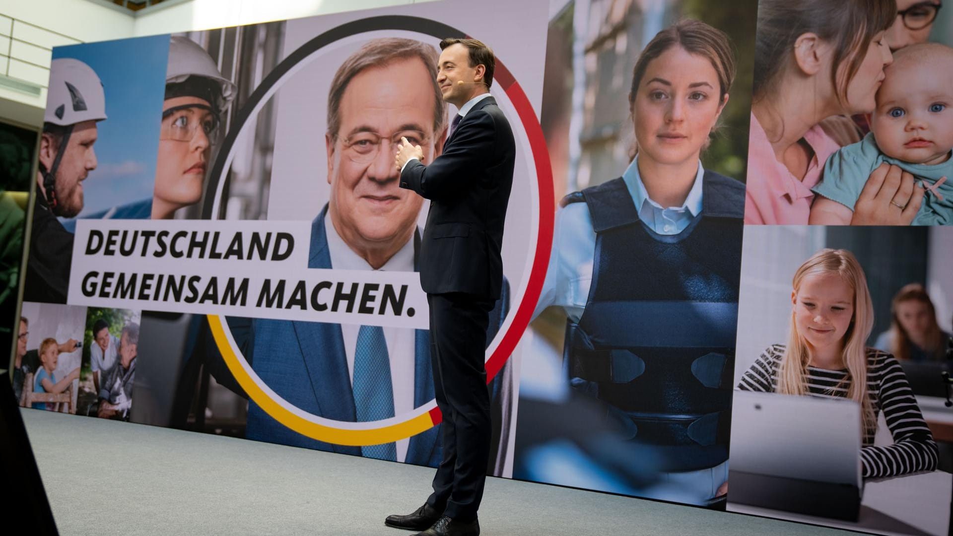 Paul Ziemiak bei der Vorstellung der CDU-Wahlkampagne: Bereits kurz nach der Vorstellung wurde das Programm kritisiert.