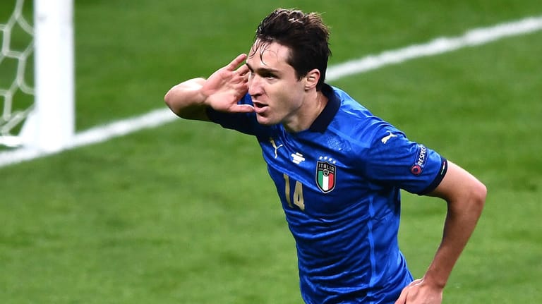 Federico Chiesa: Der Stürmer von Juventus Turin erzielte das spielentscheidende Tor gegen Spanien.