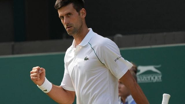 Hat in seinem Wimbledon-Viertelfinale eine lösbare Aufgabe vor sich: Novak Djokovic. Hat in seinem Wimbledon-Viertelfinale eine lösbare Aufgabe vor sich: Novak Djokovic.