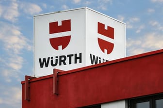 Logo des Handelskonzerns Würth (Symbolbild): Das Unternehmen konnte eine erfolgreiche erste Jahreshälfte verbuchen