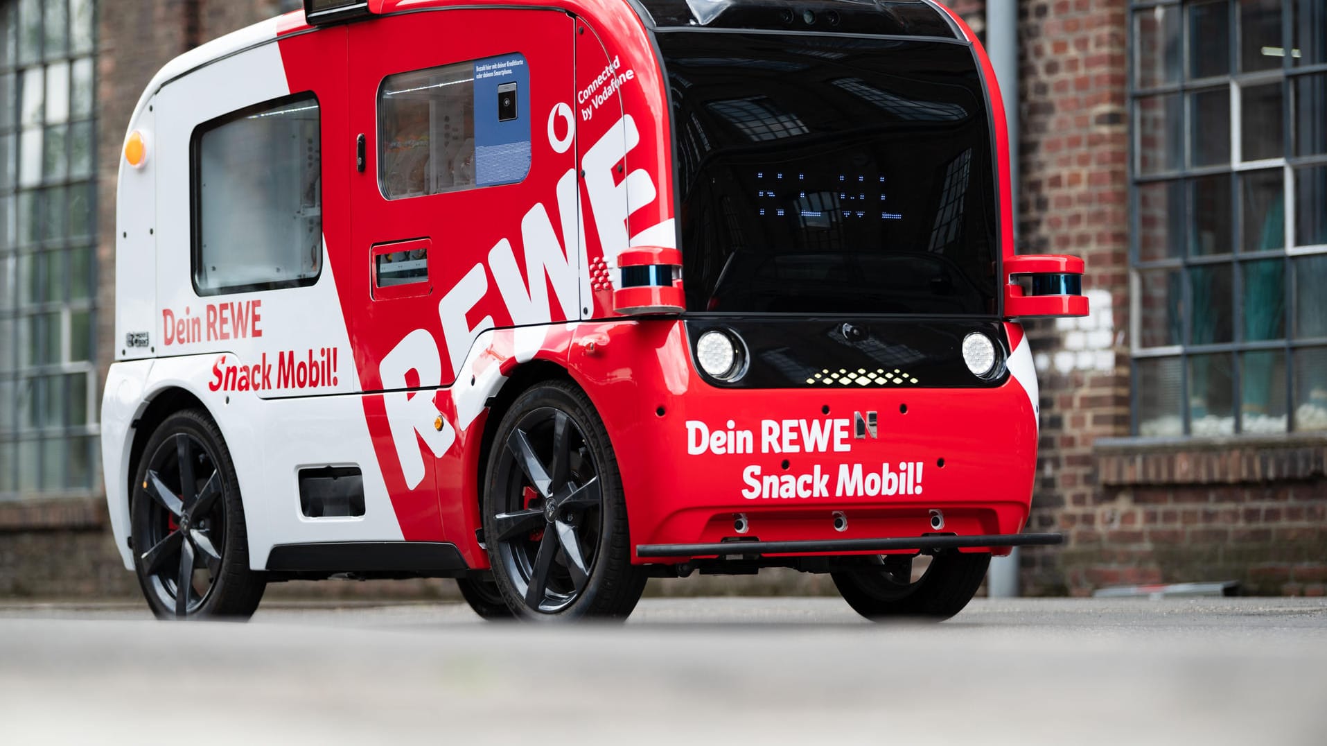 Das Snack Mobil: Es wird in Köln auf dem Gelände des Carlswerks getestet. Das Snack Mobil: Es wird in Köln auf dem Gelände des Carlswerks getestet.