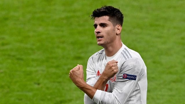 Stürmer Alvaro Morata wurde nach dem verschossenen Elfmeter zur tragischen Figur des spanischen EM-Aus.