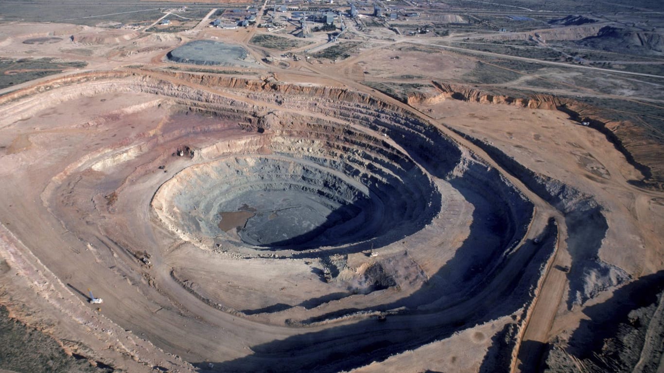 Der Tagebau Jwaneng in Botsuana: Dort wurde Anfang Juni der bislang drittgrößte Diamant der Welt gefunden.