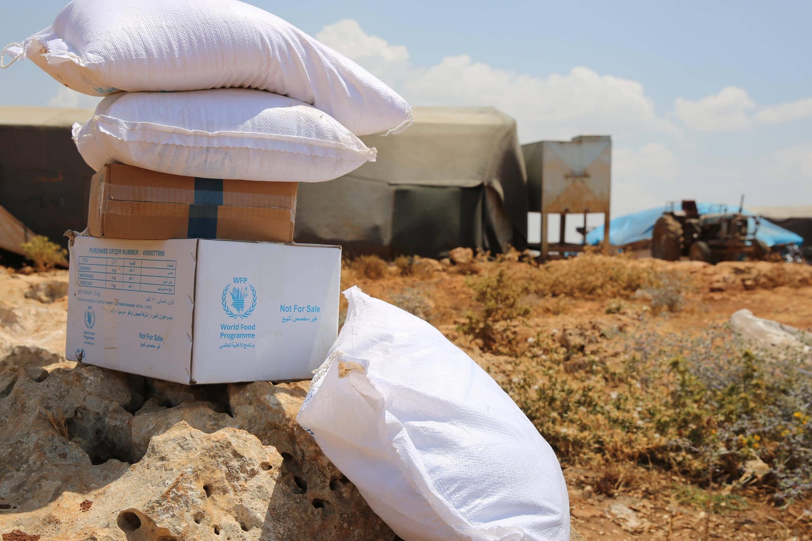 Hilfspaket in Syrien: Eine Verlängerung der UN-Mission am Grenzübergang Bab al-Hawa im Nordwesten Syriens droht am Veto Russlands zu scheitern.