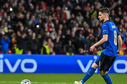 Italiens Jorginho verwandelte den entscheidenden Elfmeter gegen Spanien.