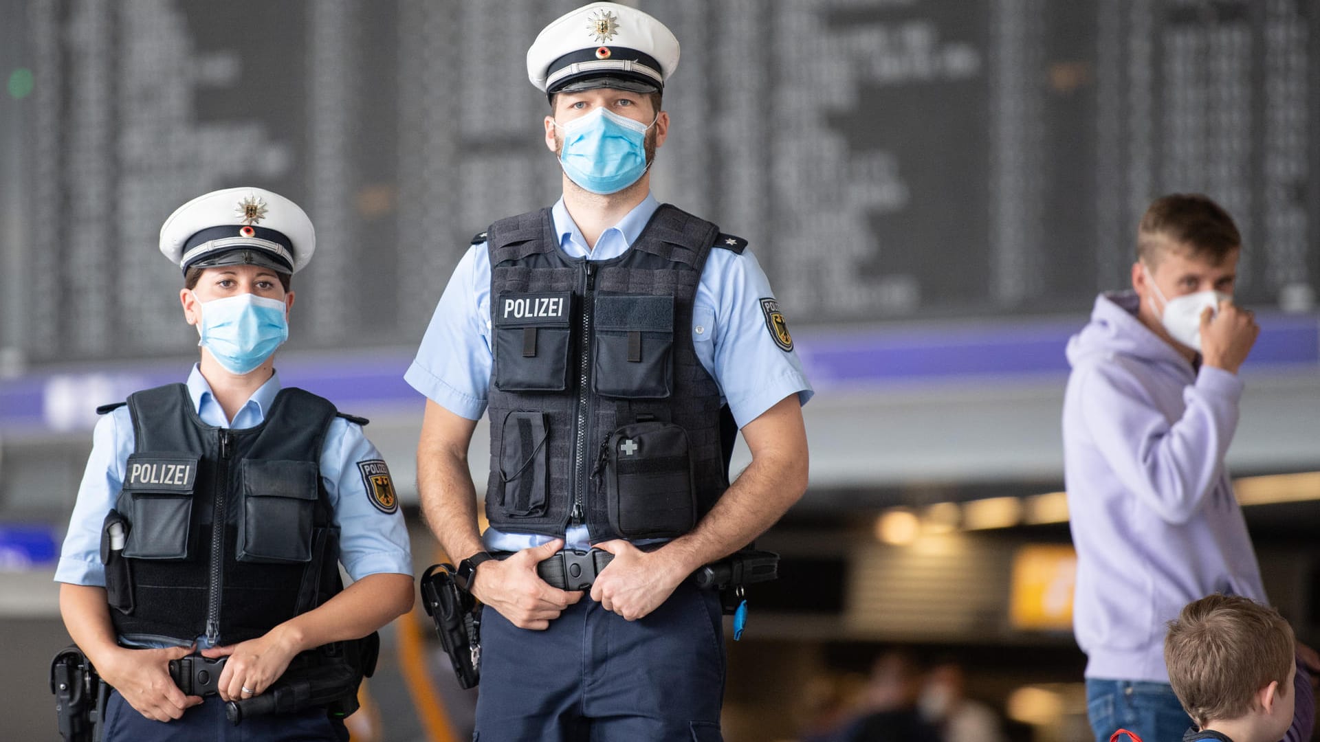 Coronavirus - Bundespolizei Flughafen Frankfurt