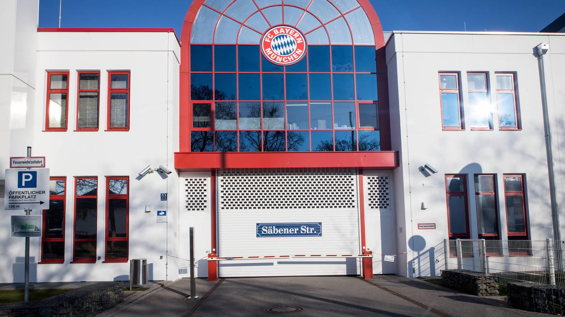 Die Geschäftsstelle des FC Bayern.