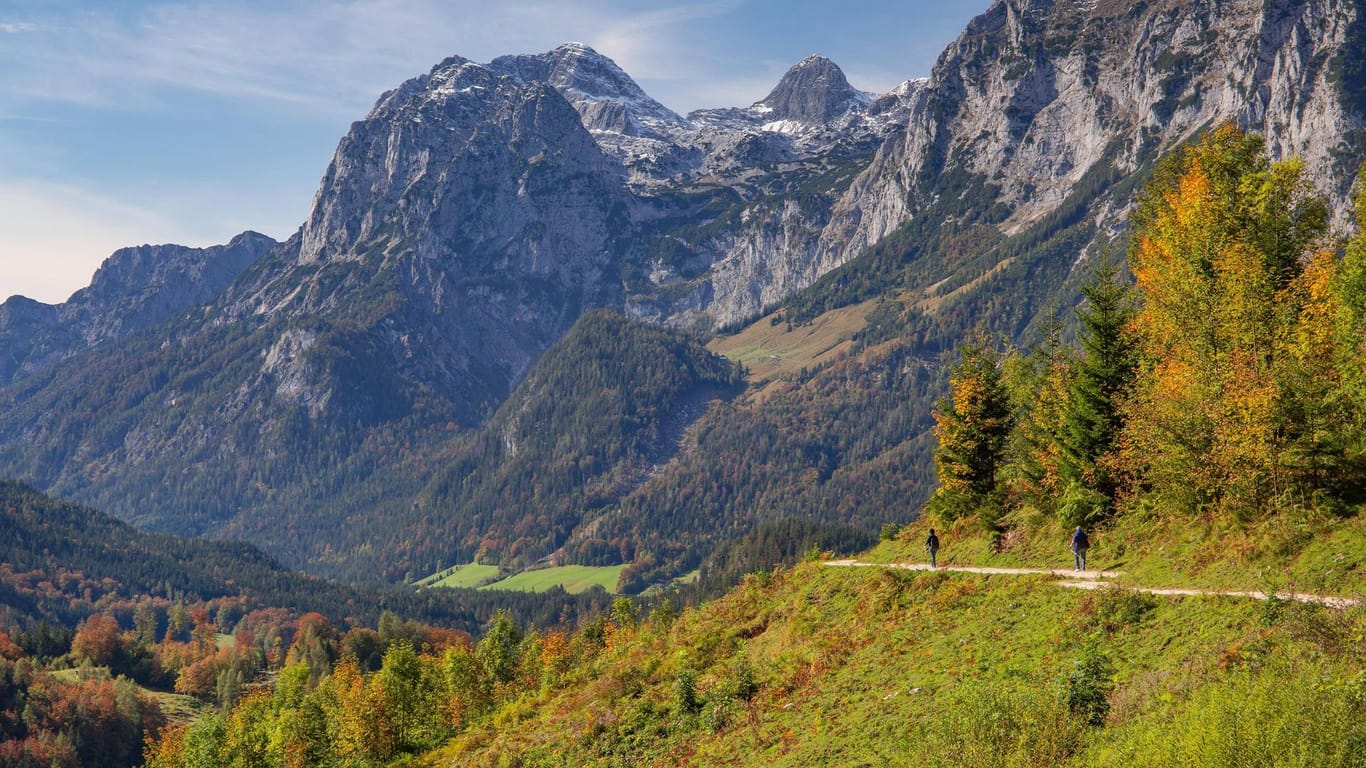 Die Reiteralpe nahe Ramsau: Ein 71-jähriger Wanderer stürzte hier ab.