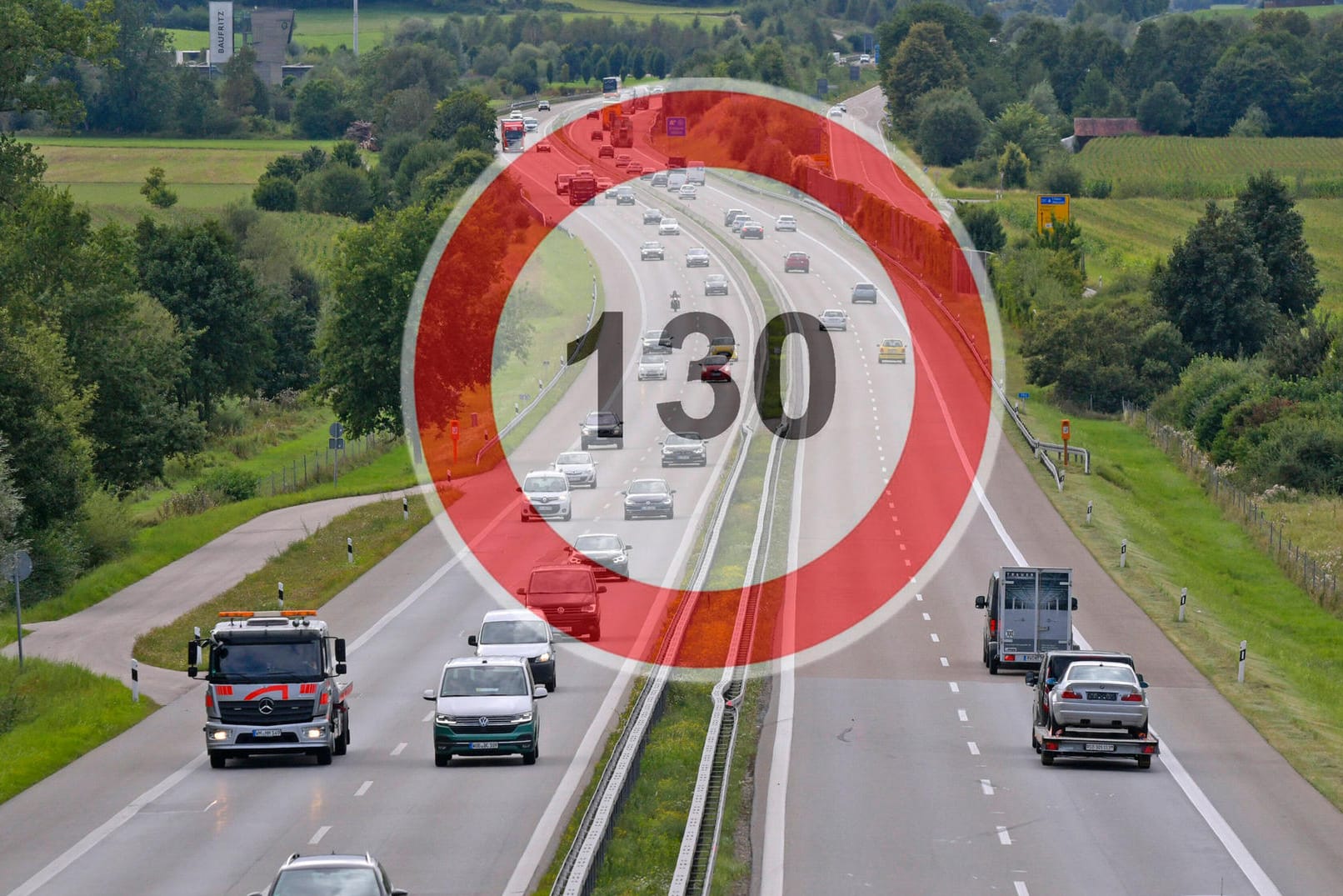 Tempolimit 130 auf der Autobahn: Ein t-online-Leser spricht sich deutlich dafür aus.