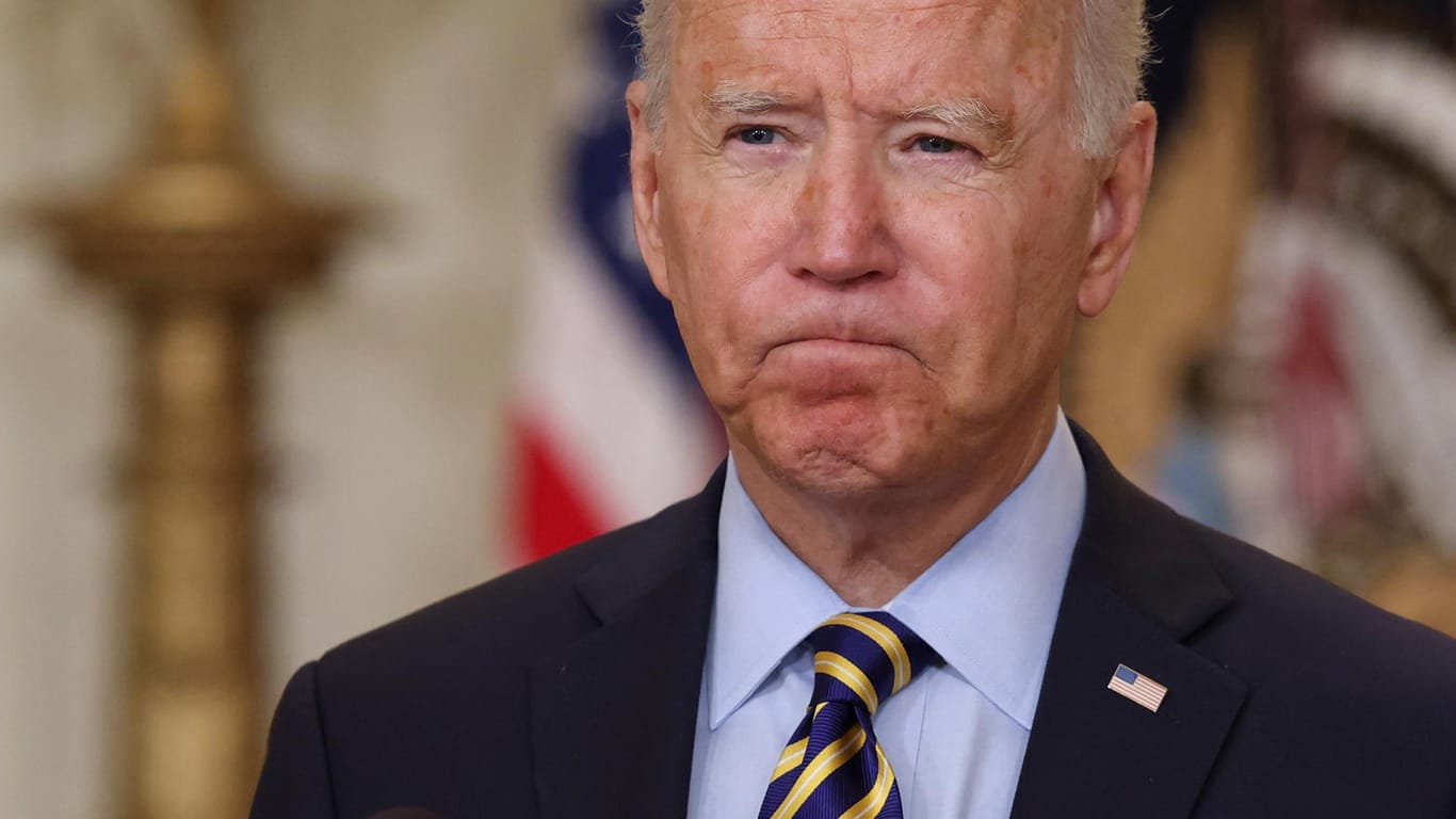 Joe Biden: Der US-Präsident sieht eine Machtübernahme durch die Taliban in Afghanistan als "nicht unausweichlich" an.