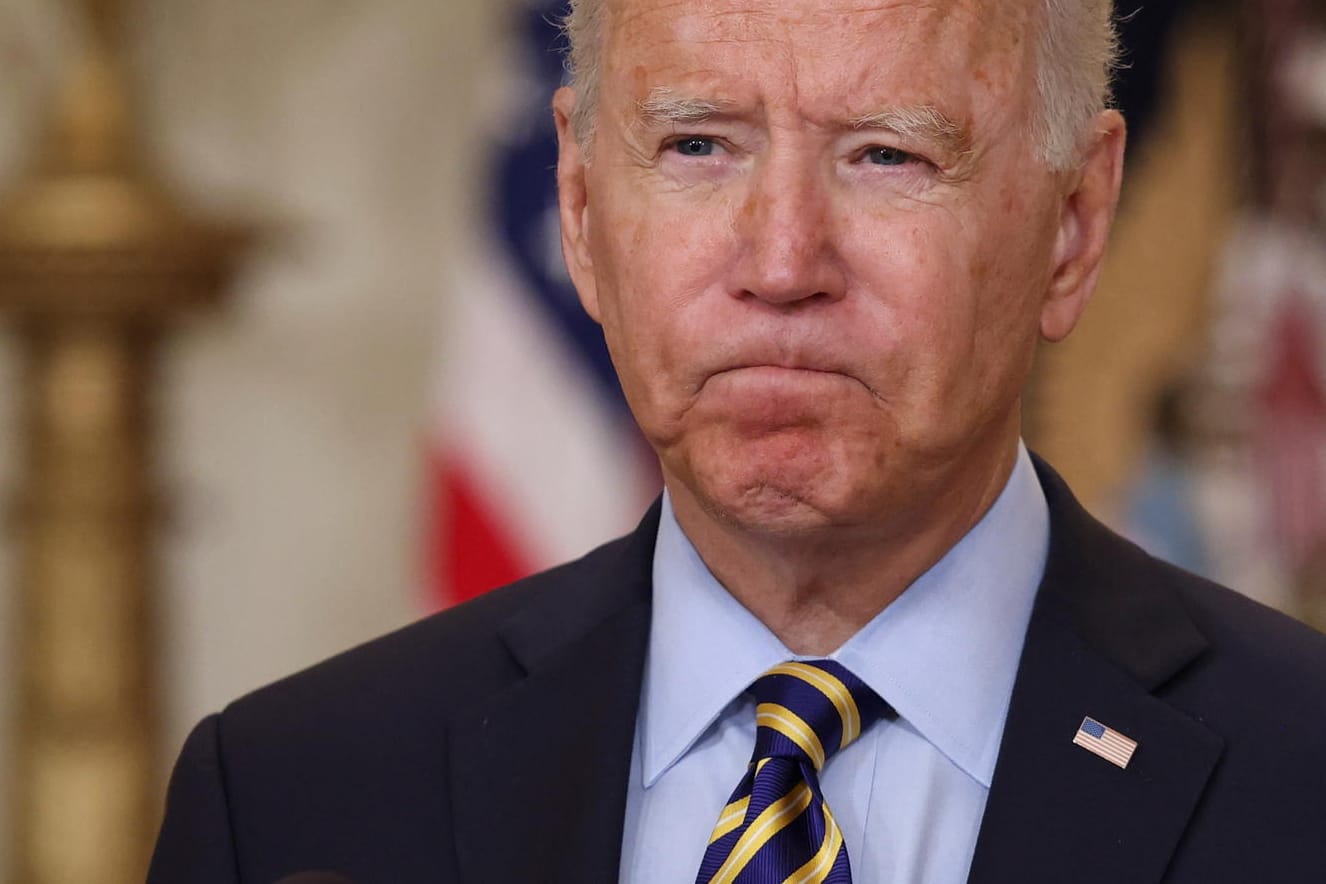 Joe Biden: Der US-Präsident sieht eine Machtübernahme durch die Taliban in Afghanistan als "nicht unausweichlich" an.