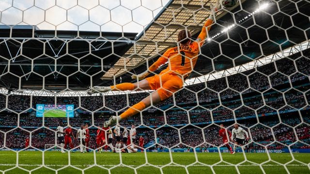 Spielt eine starke EM: Englands Torhüter Jordan Pickford.