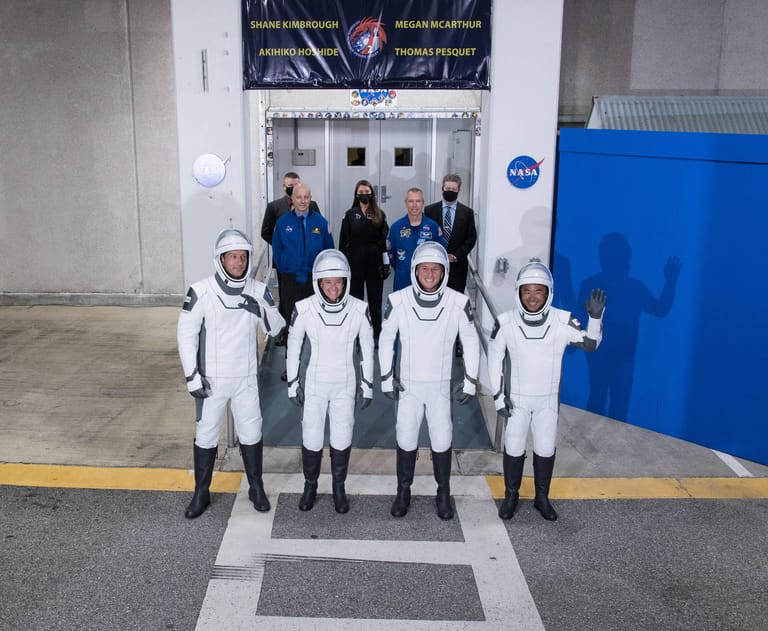 SpaceX beförderte im April 2021 bereits vier Astronauten zur Internationalen Raumstation ISS.